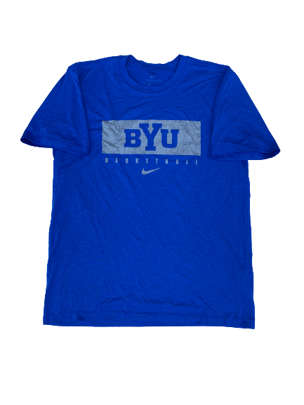 Jake Toolson BYU Basketball Nike T-Shirt (Size L)