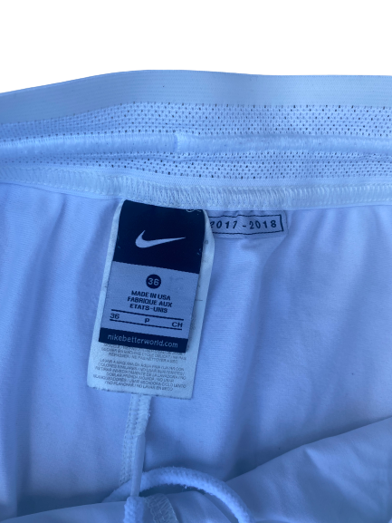 Brad Calipari Kentucky Basketball 2017-2018 Game Worn Shorts (Size 36)