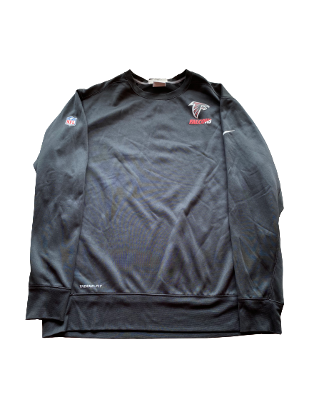 Alex Mack Atlanta Falcons Team Issued Crew Neck Sweatshirt (Size 3XLT)