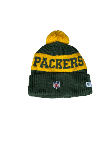 Jake Hanson Green Bay Packers Official Team Issued Beanie Hat