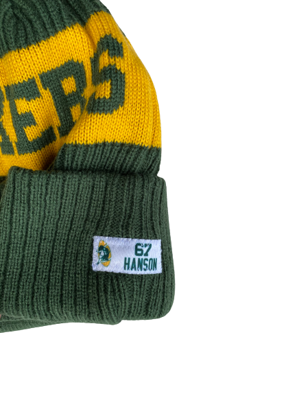 Jake Hanson Green Bay Packers Official Team Issued Beanie Hat