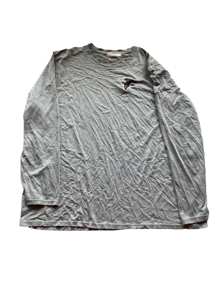 Alex Mack Atlanta Falcons Team Issued Long Sleeve Workout Shirt (Size 3XL)