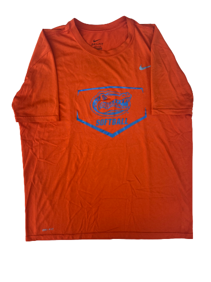 Kendyl Lindaman Florida Softball Team Exclusive Practice Shirt with Number on Back (Size XL)