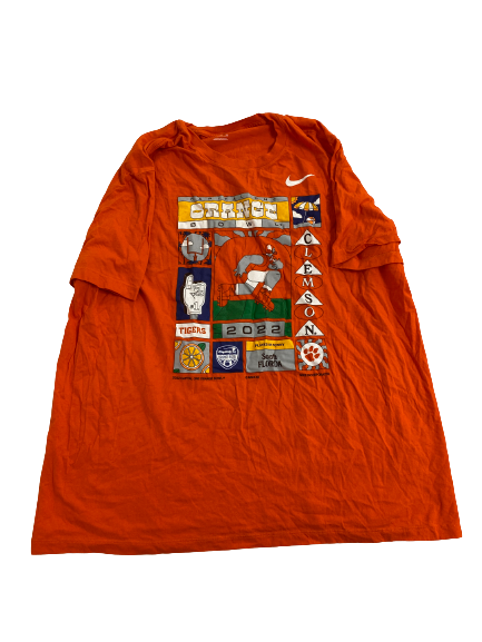 K.J. Henry Clemson Football Player-Exclusive Capital One Orange Bowl T-Shirt (Size XXL)