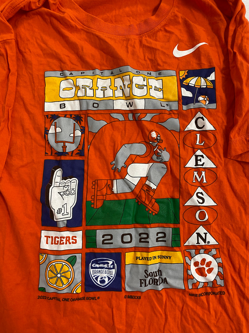 K.J. Henry Clemson Football Player-Exclusive Capital One Orange Bowl T-Shirt (Size XXL)