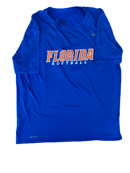 Kendyl Lindaman Florida Softball Player Exclusive Practice Shirt with Number on Back (Size XL)