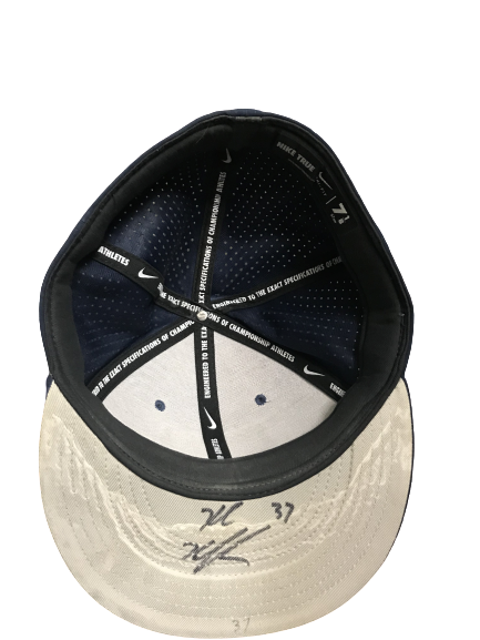 Karl Kauffman Michigan Baseball SIGNED Game Worn Hat