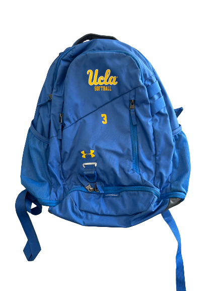 Briana Perez UCLA Softball Team Exclusive Travel Backpack with Number
