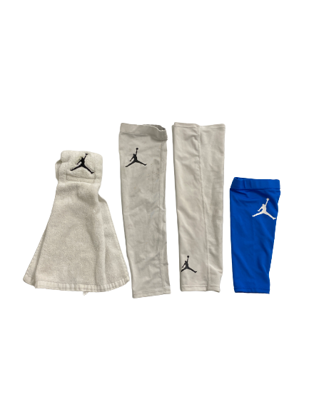 Obi Eboh UCLA Football Jordan Accessory Lot (Towel & Sleeves)
