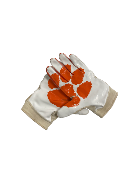 K.J. Henry Clemson Football Player-Exclusive Gloves (Size XXXL)