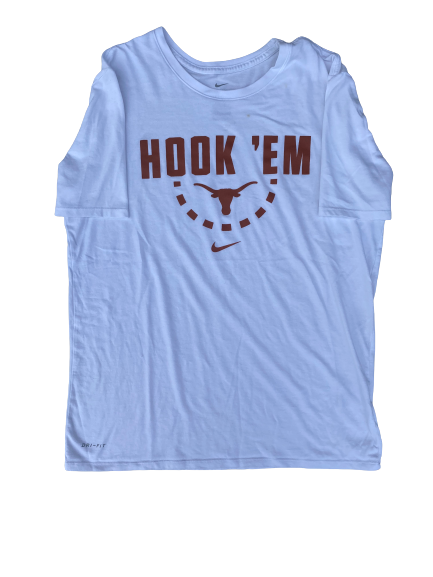 Joe Schwartz Texas Basketball Team Issued Workout Shirt (Size L)