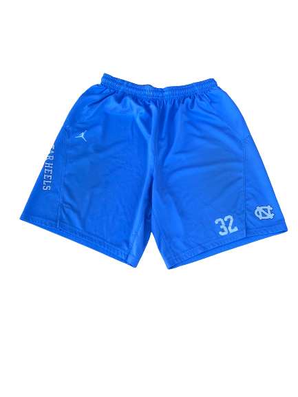 Luke Maye North Carolina Basketball Exclusive Practice Shorts with Number (Size XL)