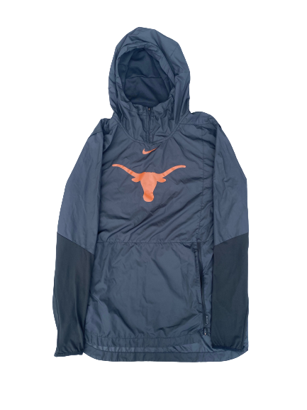 Joe Schwartz Texas Basketball Team Issued Windbreaker Pullover (Size L)