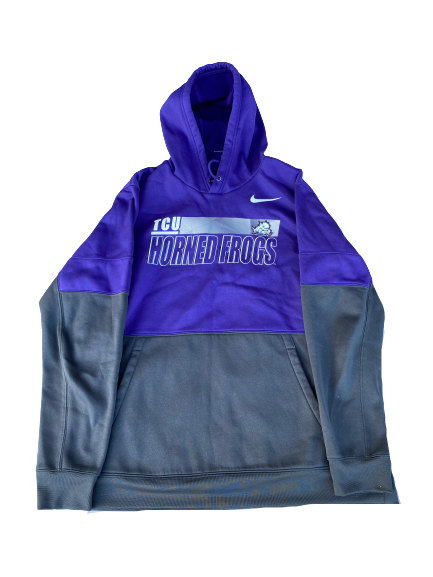Artayvious Lynn TCU Football Team Issued Sweatshirt (Size XLT)