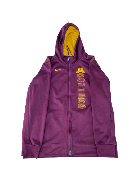 Andre Hollins Minnesota Basketball Team-Issued Zip-Up Jacket (Size L)