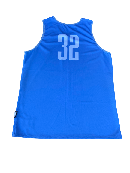 Luke Maye North Carolina Basketball SIGNED Worn Practice Jersey (Size XL)