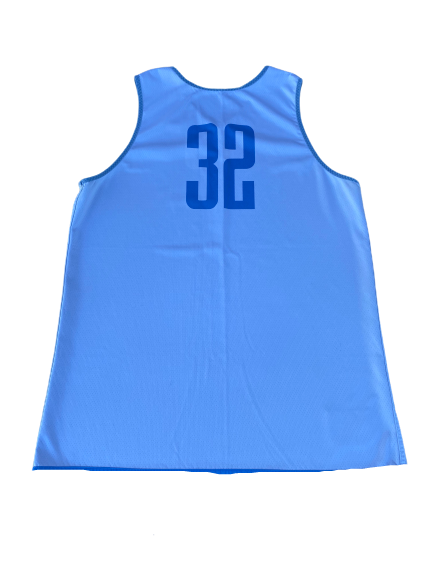 Luke Maye North Carolina Basketball SIGNED Worn Practice Jersey (Size XL)