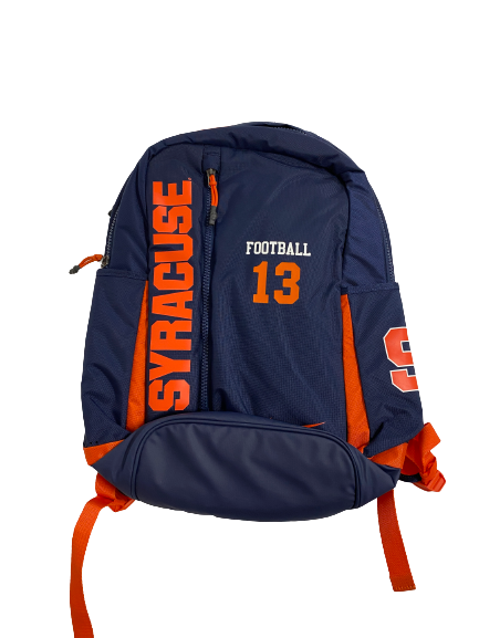 Tommy DeVito Syracuse Football Player-Exclusive Backpack With 