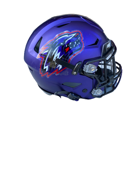 Artayvious Lynn TCU Football Game Worn Helmet