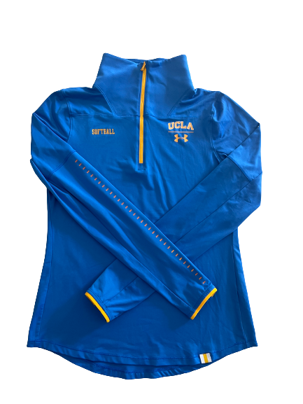 Briana Perez UCLA Softball Team Issued Quarter-Zip Pullover (Size Women&