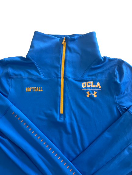 Briana Perez UCLA Softball Team Issued Quarter-Zip Pullover (Size Women&