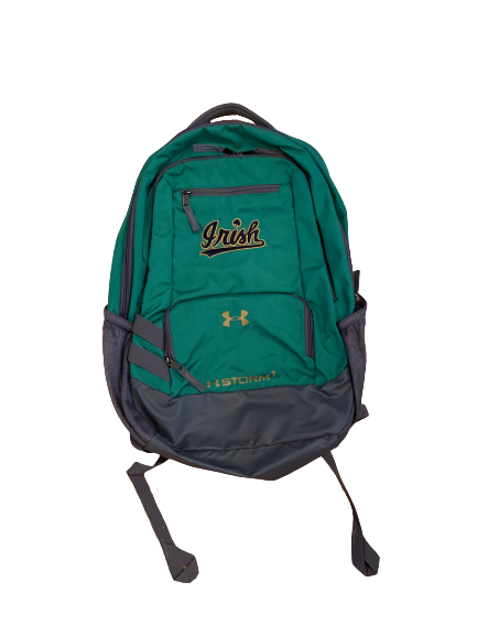 Mark Harrell Notre Dame Football Team Issued Backpack