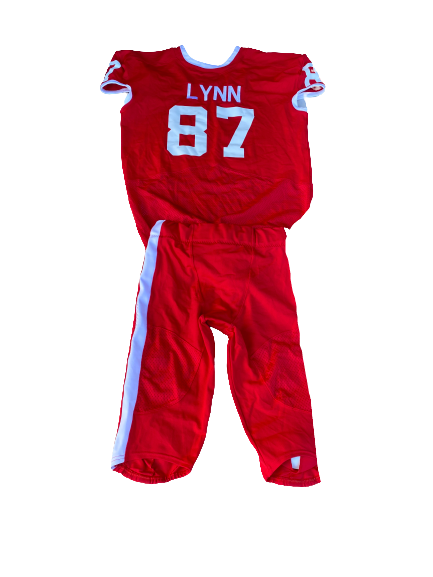 Artayvious Lynn Hula Bowl Game Worn Uniform Set & Practice Worn Jersey (Size 2XL)