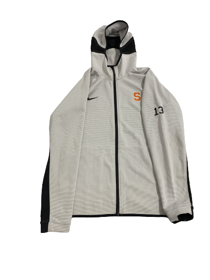 Tommy DeVito Syracuse Football Player-Exclusive Zip-Up Jacket With 