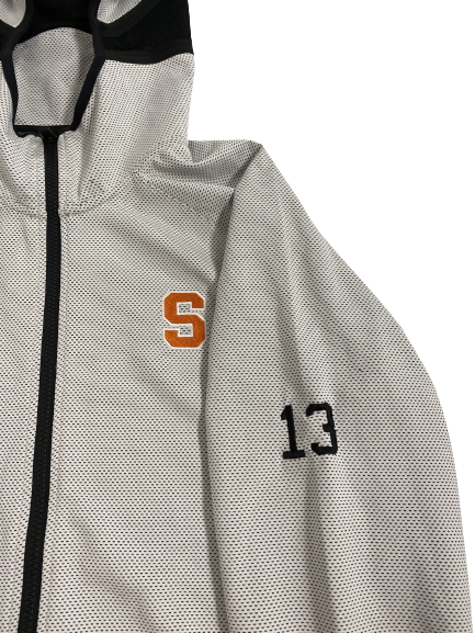Tommy DeVito Syracuse Football Player-Exclusive Zip-Up Jacket With 
