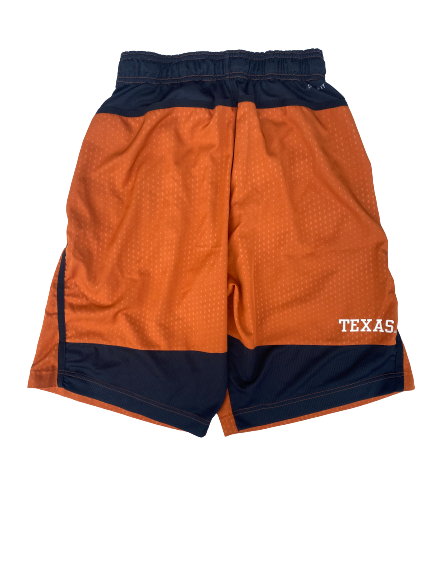 Joe Schwartz Texas Basketball Team Issued Workout Shorts (Size M)