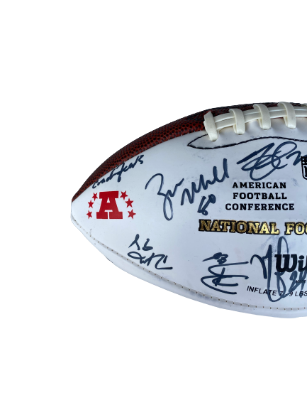 Pro Bowl Signed Football From Alex Mack&
