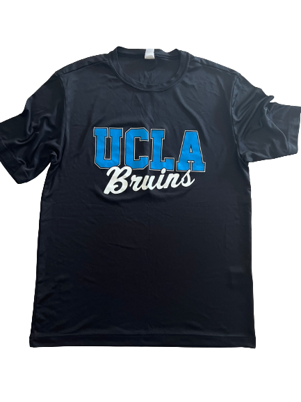 Briana Perez UCLA Softball Team Exclusive "FAMILY SCHOOL SOFTBALL" Workout Shirt (Size S)