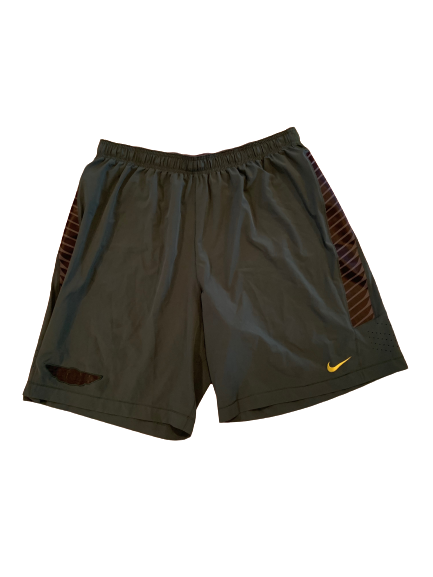 Jordon Scott Oregon Football Team Issued Workout Shorts (Size 3XL)