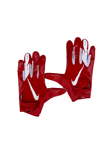 Brock Davin Ohio State Nike Team-Issued Nike Football Gloves (Size XXL)