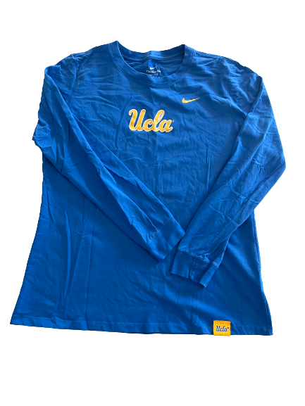 Briana Perez UCLA Softball Team Issued Long Sleeve Workout Shirt (Size M)