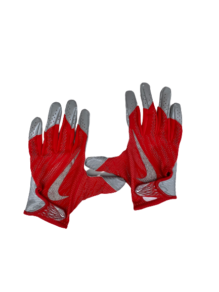 Brock Davin Ohio State Nike Football Gloves (Size XXL)
