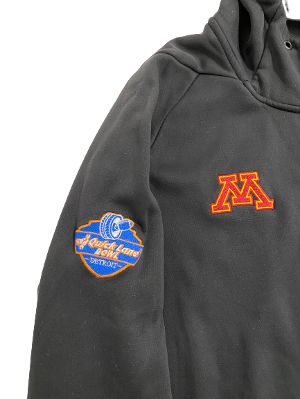 Seth Green Minnesota Football Quick Lane Bowl Player-Exclusive Zip-Up Jacket (Size XL)