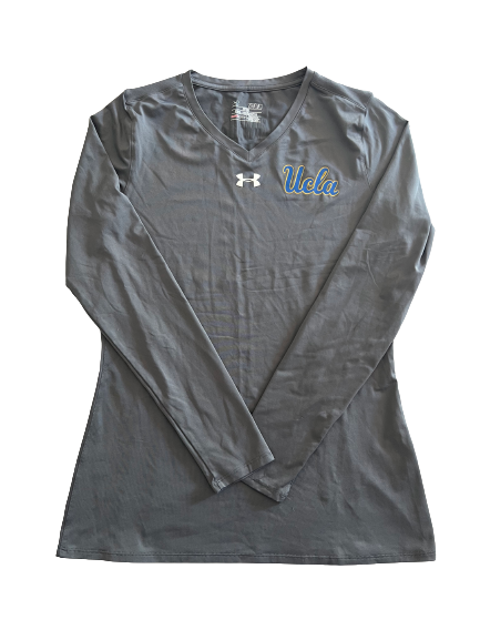 Briana Perez UCLA Softball Team Issued Long Sleeve Workout Shirt (Size Women&