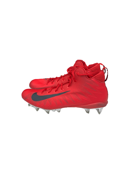 Brock Davin Ohio State Team-Issued Nike Cleats (Size 14)