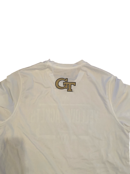 Jose Alvarado Georgia Tech Basketball Team Issued Workout Shirt (Size L)