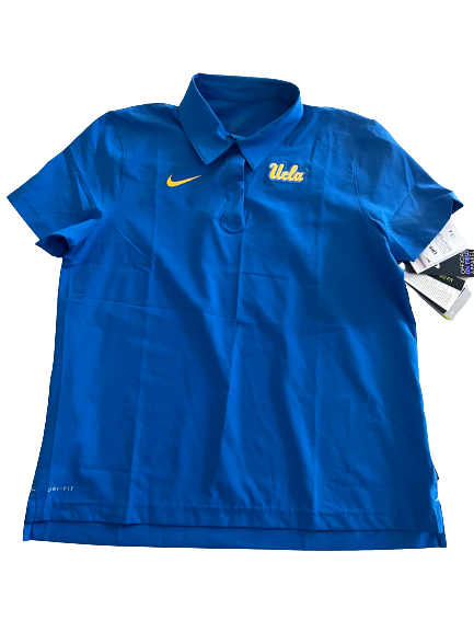 Briana Perez UCLA Softball Team Issued Travel Polo Shirt (Size Women&