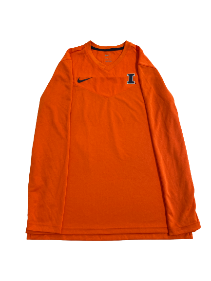 Tommy DeVito Illinois Football Team-Issued Long Sleeve Shirt (Size L)