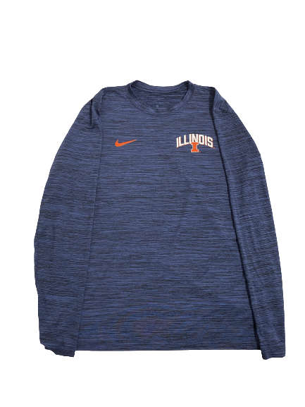 Tommy DeVito Illinois Football Team-Issued Long Sleeve Shirt (Size L)