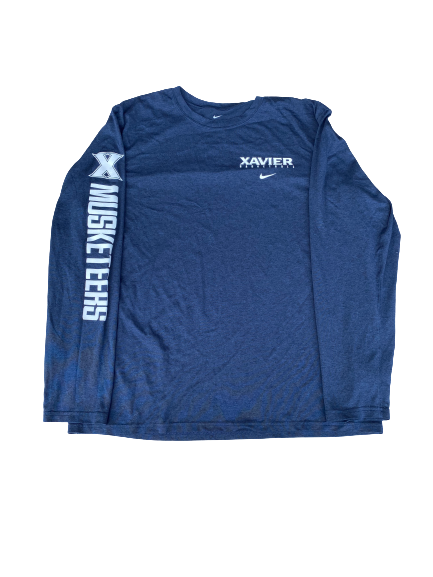 Bryan Griffin Xavier Basketball Team Issued Long Sleeve Shirt (Size XL)