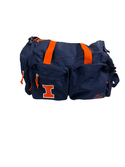 Tommy DeVito Illinois Football Player-Exclusive Travel Duffel Bag