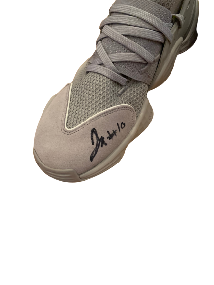 Jose Alvarado Georgia Tech Basketball SIGNED Team Issued Shoes (Size 11)