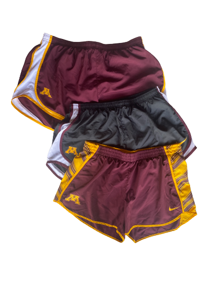 Alexis Hart Minnesota Volleyball Set of 3 Workout Shorts (Size XL)