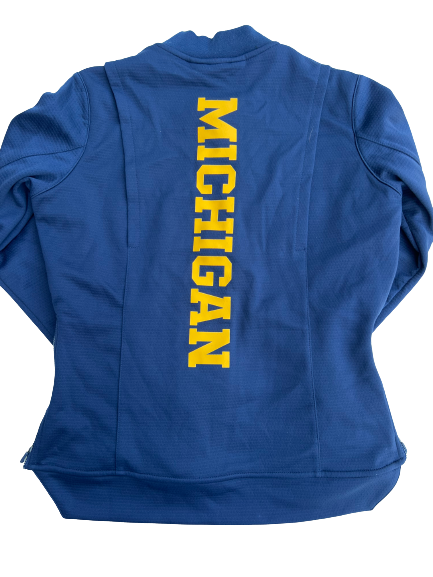Deja Church Michigan Basketball Team Issued Jacket (Size Women&