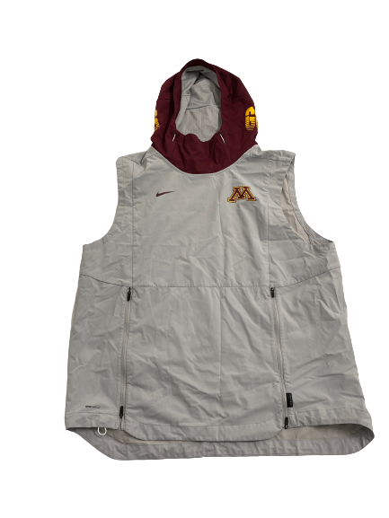 Seth Green Minnesota Football Team Issued Sleeveless Performance Hoodie (Size XL)