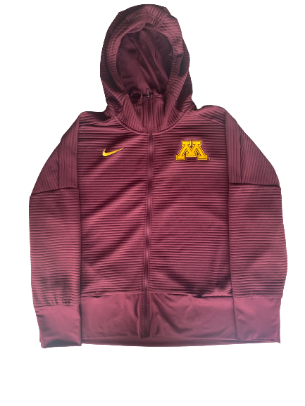 Alexis Hart Minnesota Volleyball Team Issued Zip Up Jacket (Size 2XL)